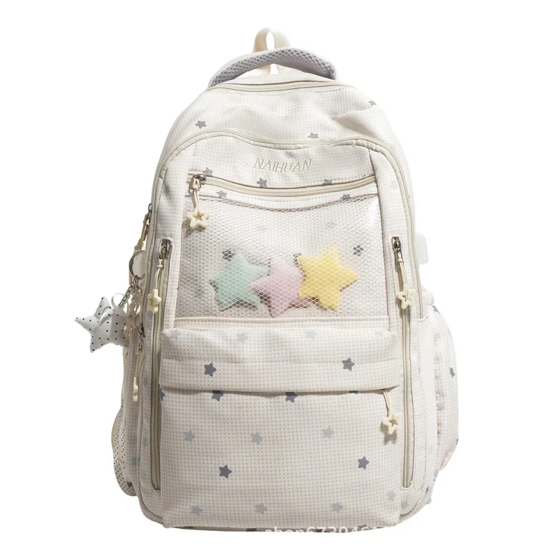 Multi-Pocket Rucksack Skanto mit Sternmotiv
