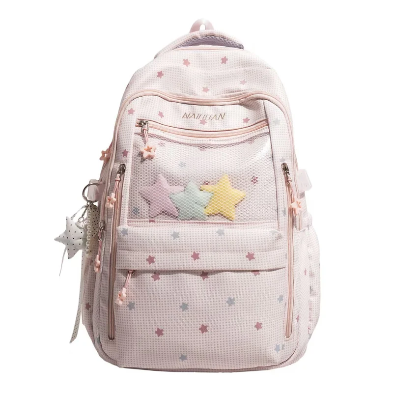 Multi-Pocket Rucksack Skanto mit Sternmotiv