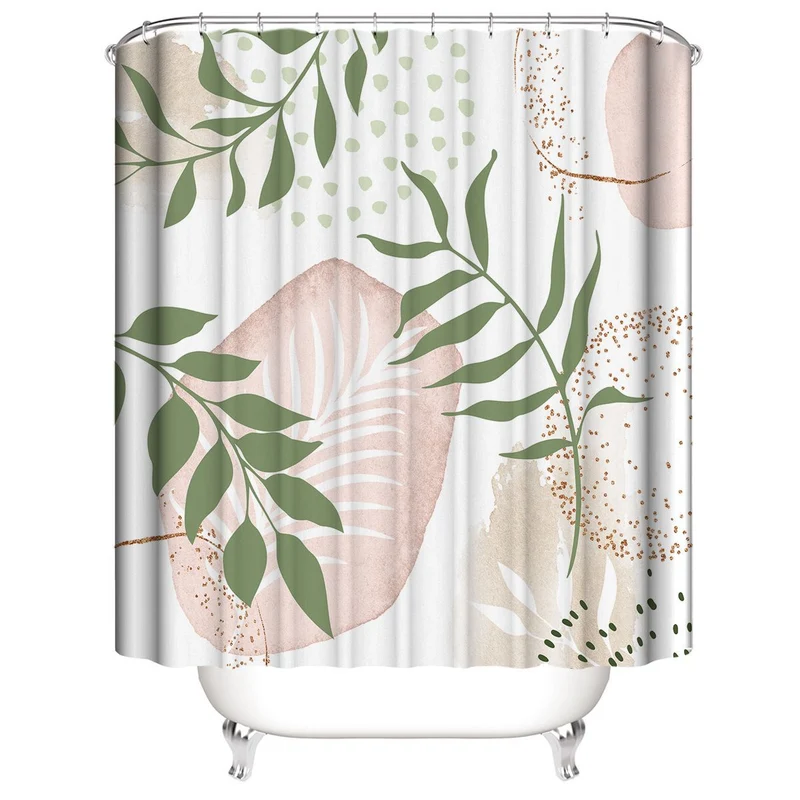 Duschvorhang Skanto mit Blumenmuster