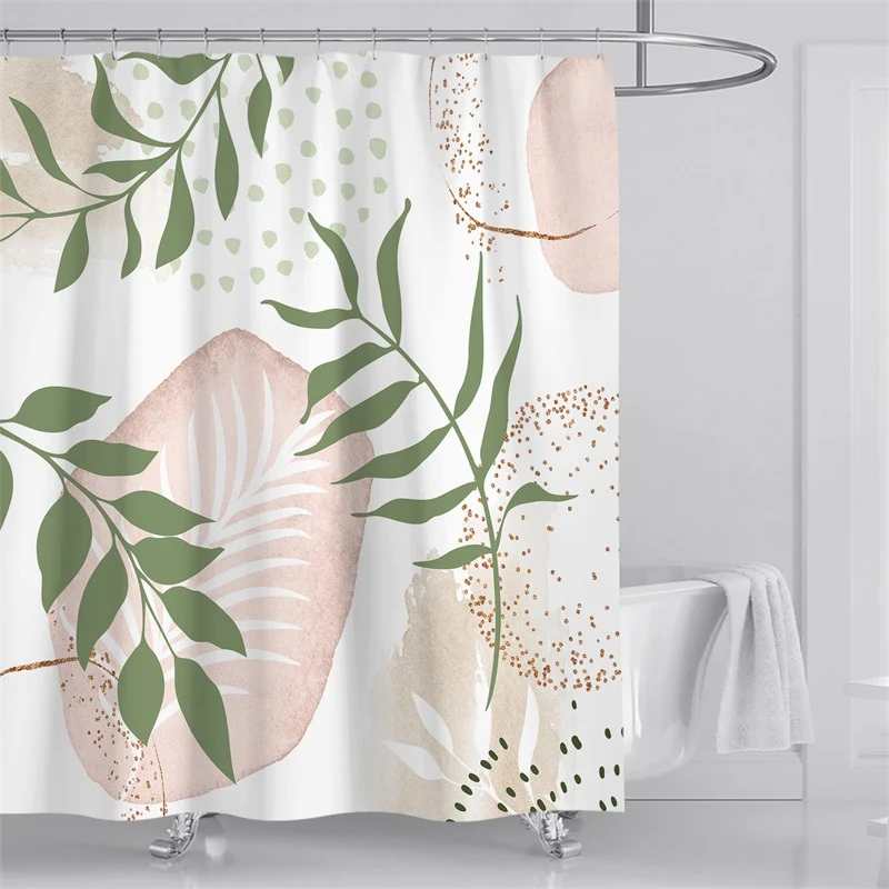 Duschvorhang Skanto mit Blumenmuster