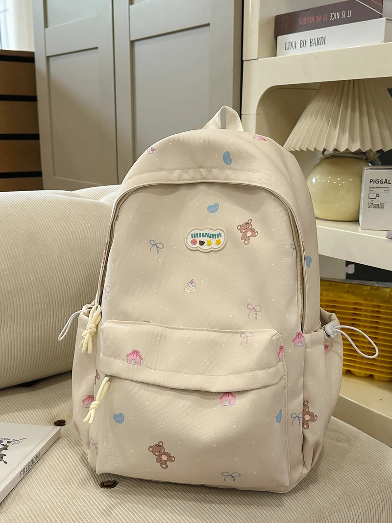 Verspielter Motiv-Rucksack mit Print Skanto