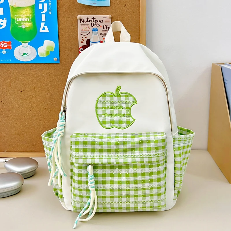 Rucksack im Vintage-Karo-Stil Skanto