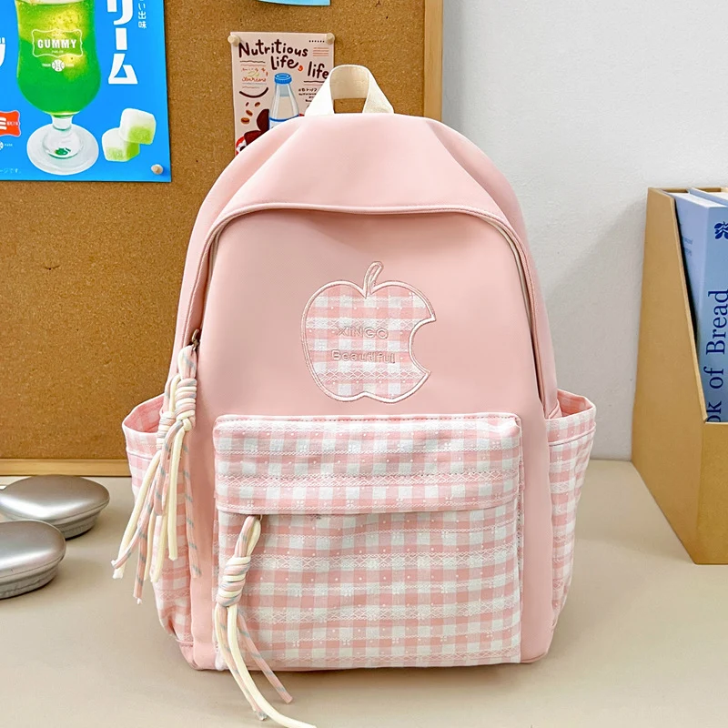 Rucksack im Vintage-Karo-Stil Skanto