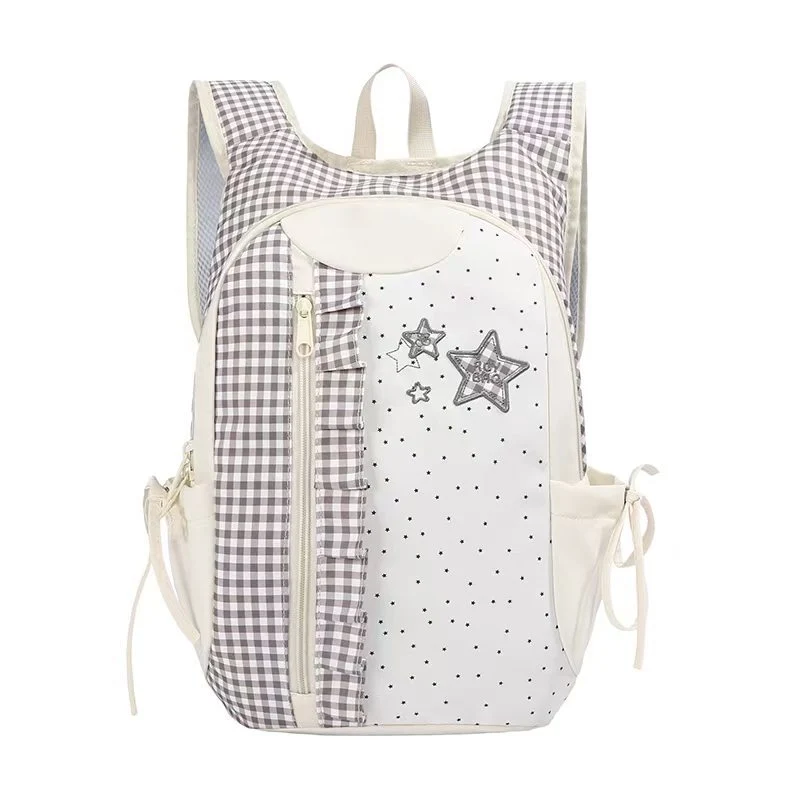 Rucksack mit Rüschen-Design und vielen Fächern Skanto
