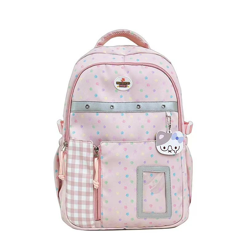 Gemusterter Rucksack mit vielen Fächern Skanto