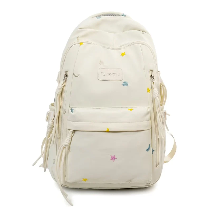 Bestickter Rucksack mit vielen Fächern Skanto
