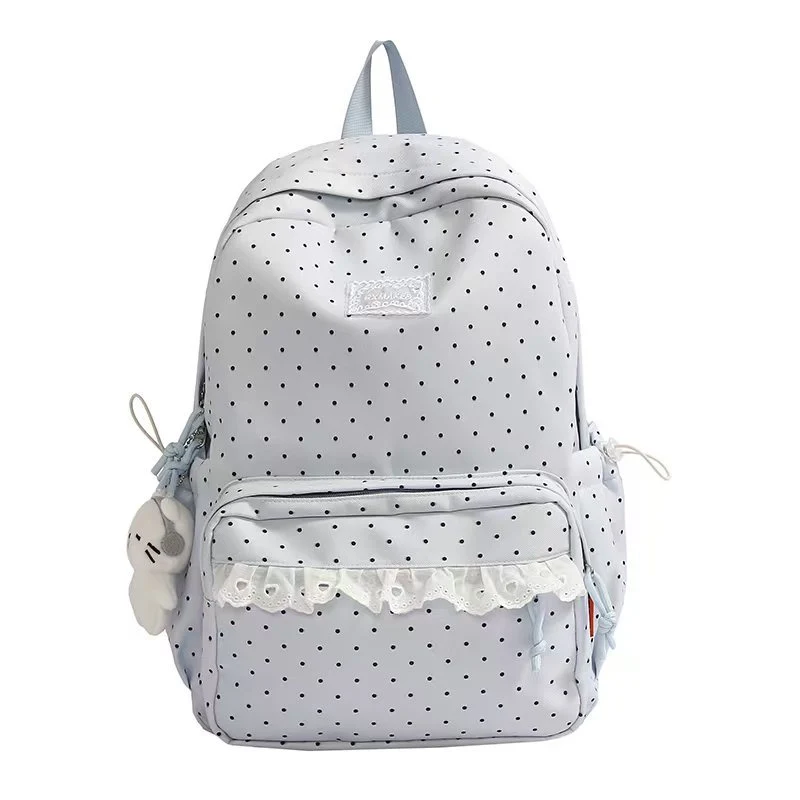Rucksack mit Tupfen und Rüschen Skanto