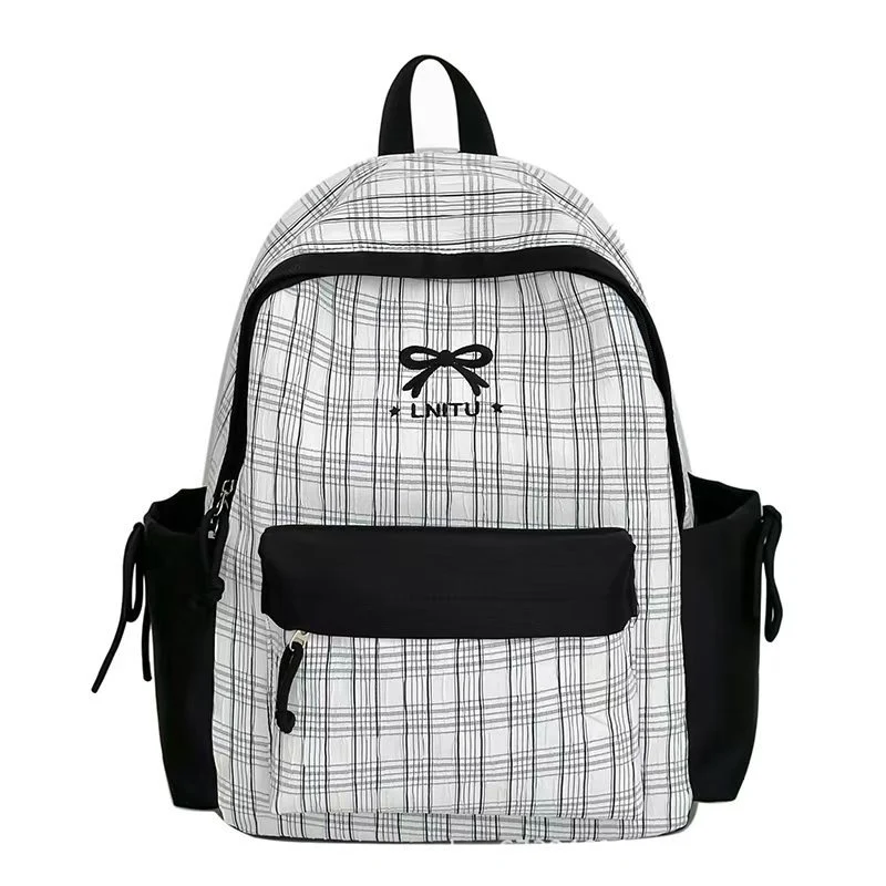 Karierter Rucksack Skanto