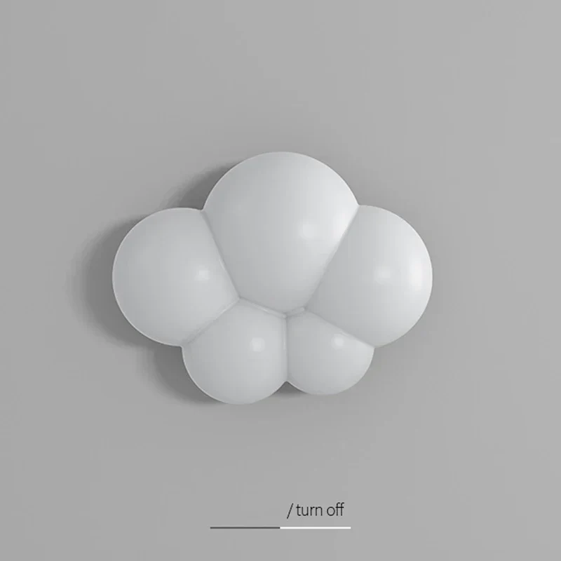 WhiteCloud Lampe – Stilvolle LED-Wandleuchte für Kinder Skanto