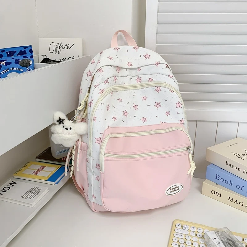 Rucksack Skanto mit Blumenprint