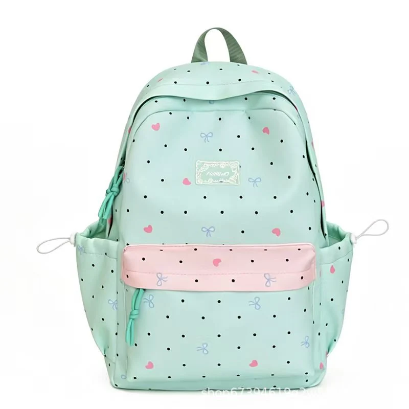 Dekorativer Polka-Dot-Rucksack Skanto