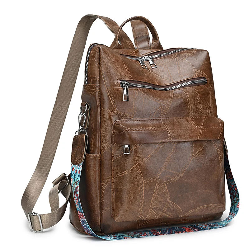 Stilvoller Lederrucksack Skanto