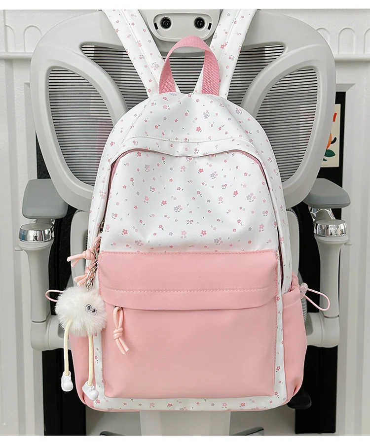 Alltagsrucksack mit Blumendruck Skanto