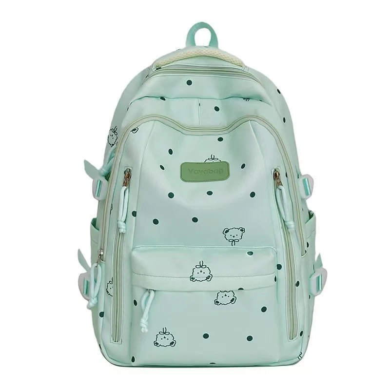 Niedlicher Polka-Dot-Rucksack Skanto