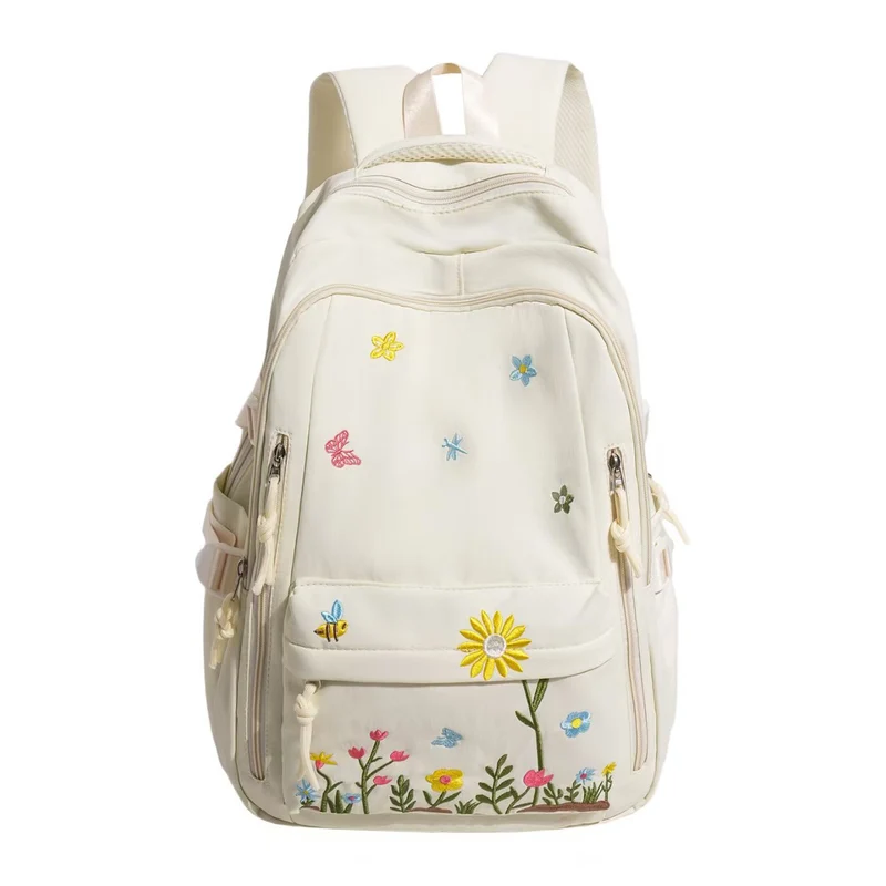 Bestickter Blumenrucksack Skanto