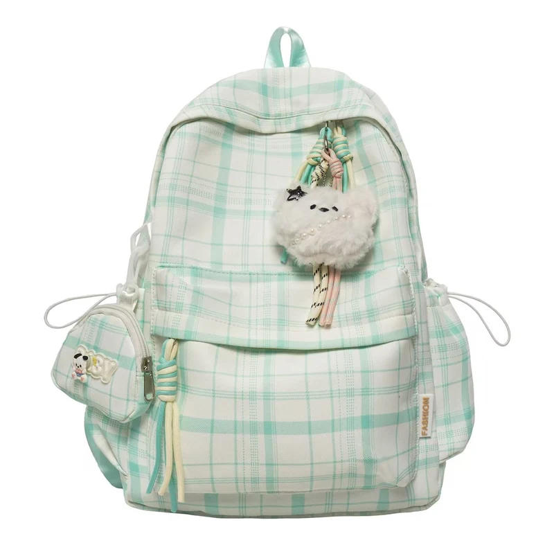 Verspielter Rucksack Skanto im Karodesign