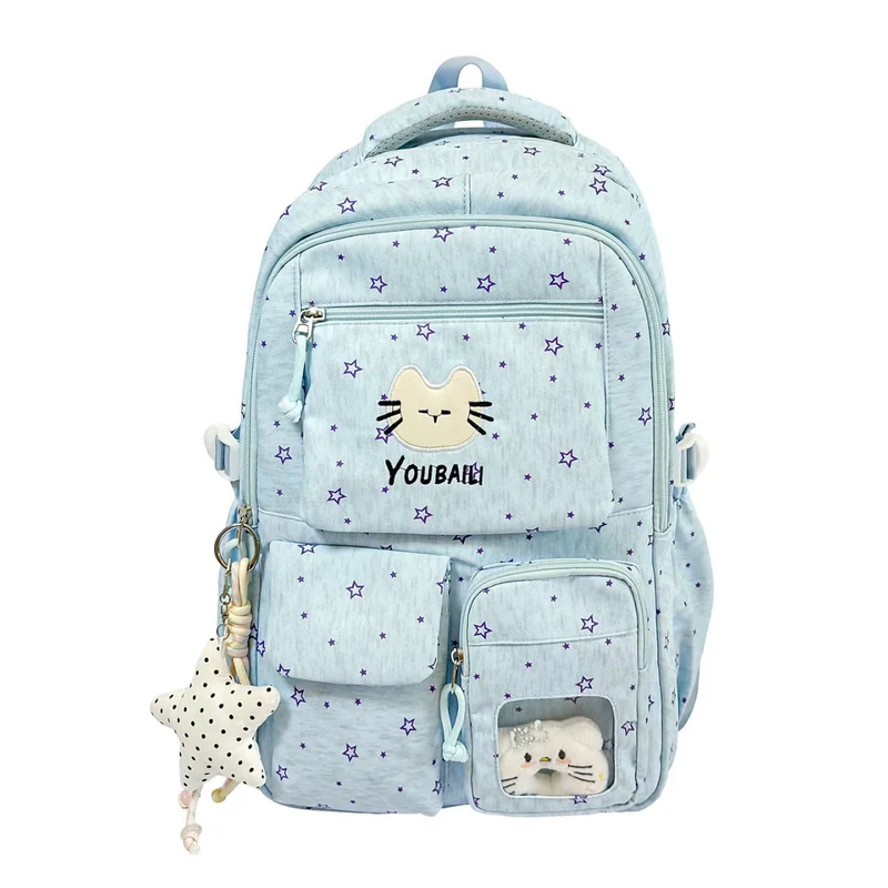 Rucksack mit Cartoon-Motiv und mehreren Fächern Skanto