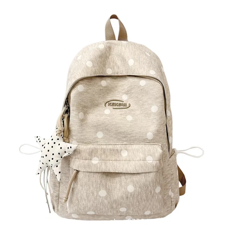 Leichter Polka-Dot-Rucksack Skanto