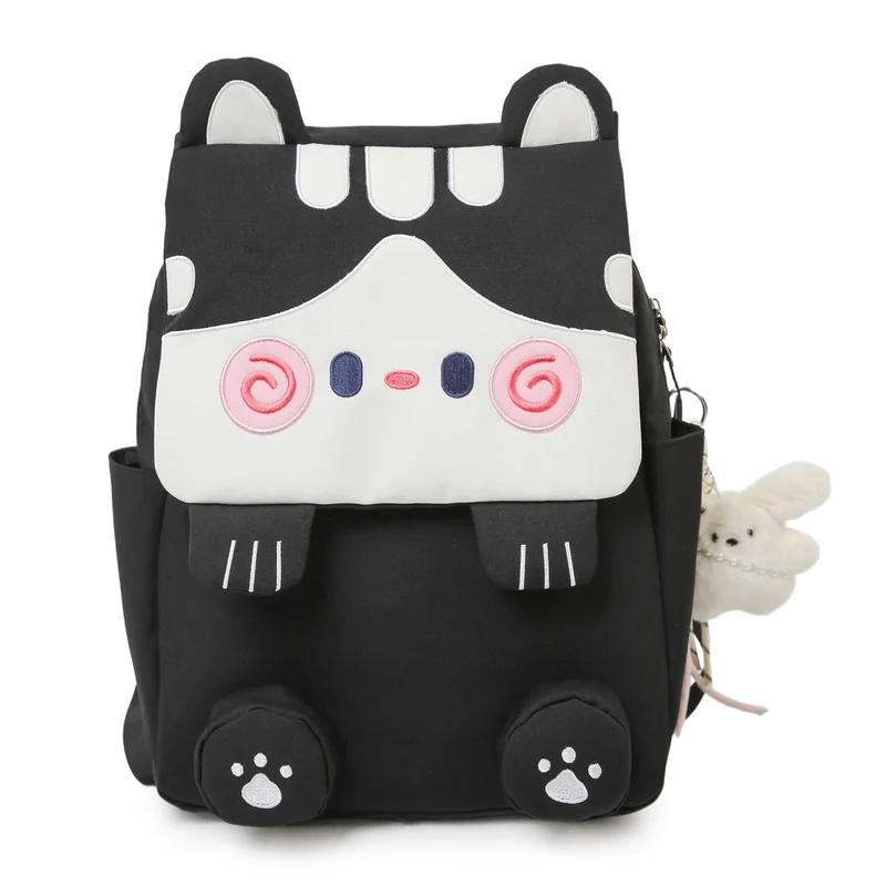 Niedlicher Plüsch-Rucksack mit Katzenmotiv Skanto
