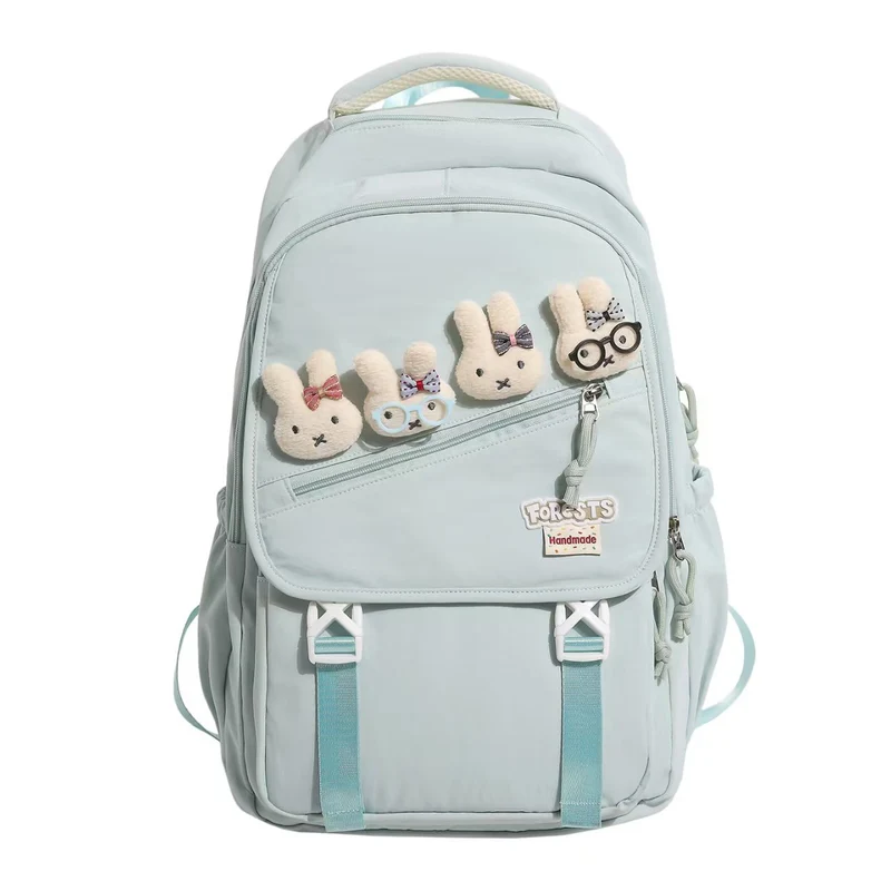 Niedlicher Rucksack mit Hasenstickerei Skanto