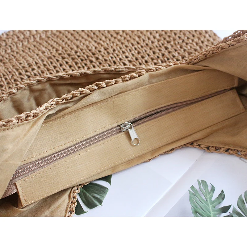 Handgefertigter Raffia-Korb Skanto