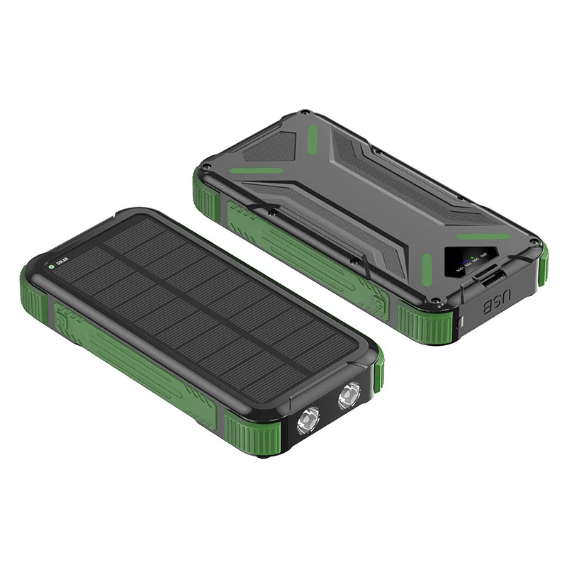 Solar-Powerbank mit LED-Licht Skanto