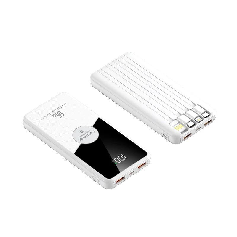Powerbank mit intelligenter Ladeanzeige und mehreren Anschlüssen Skanto