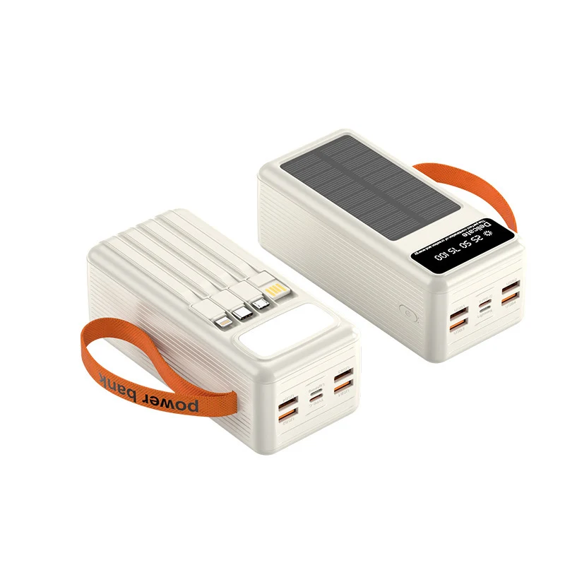 Multifunktionale Solar-Powerbank mit digitaler Ladeanzeige Skanto