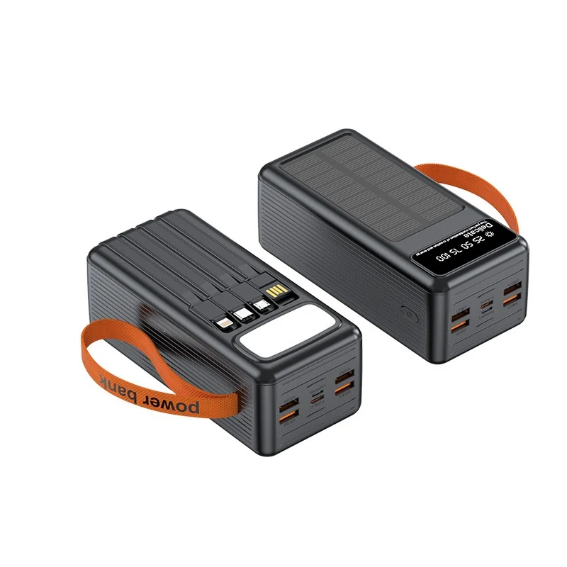 Multifunktionale Solar-Powerbank mit digitaler Ladeanzeige Skanto