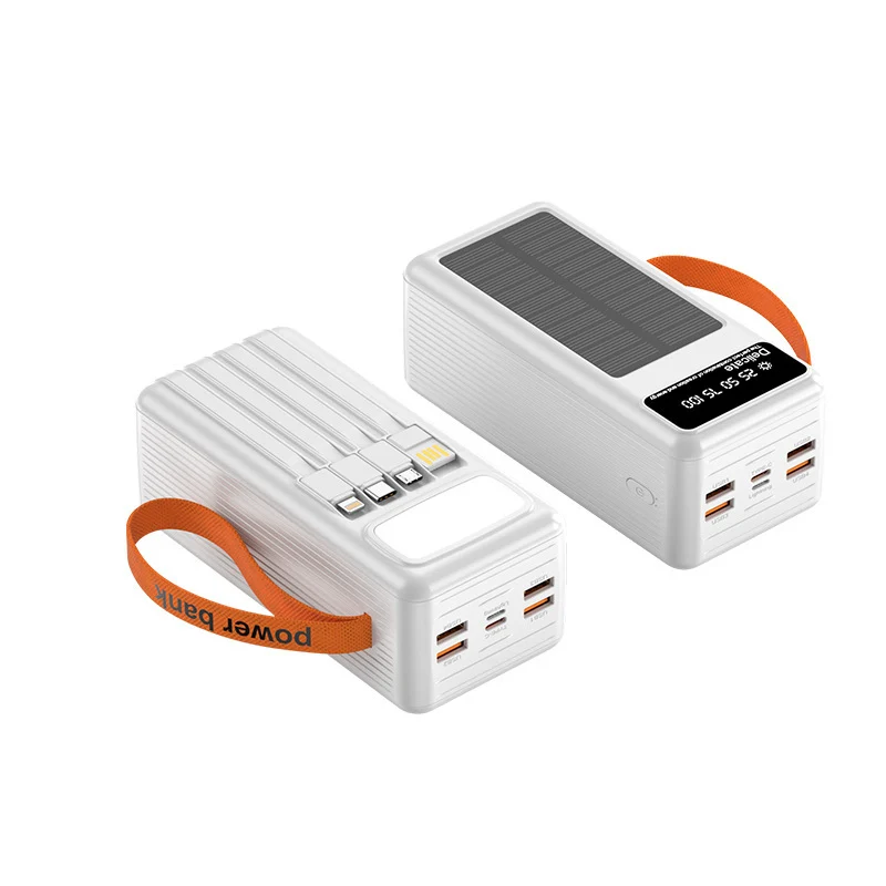 Multifunktionale Solar-Powerbank mit digitaler Ladeanzeige Skanto