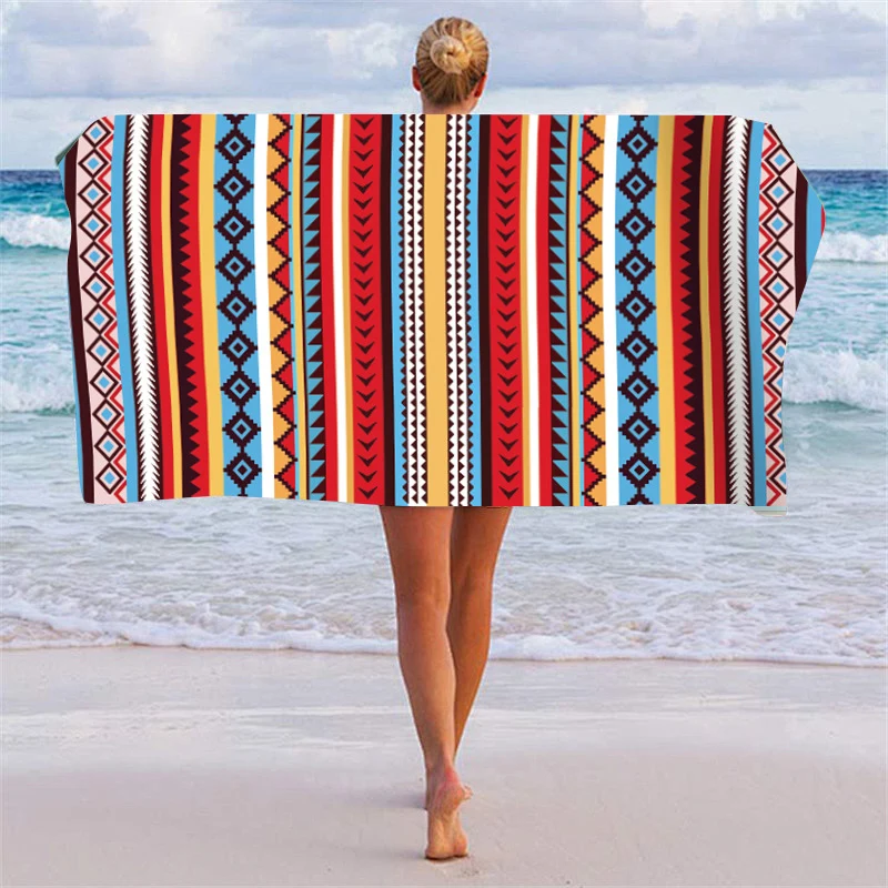 Strandtuch mit einzigartigem geometrischem Muster Skanto