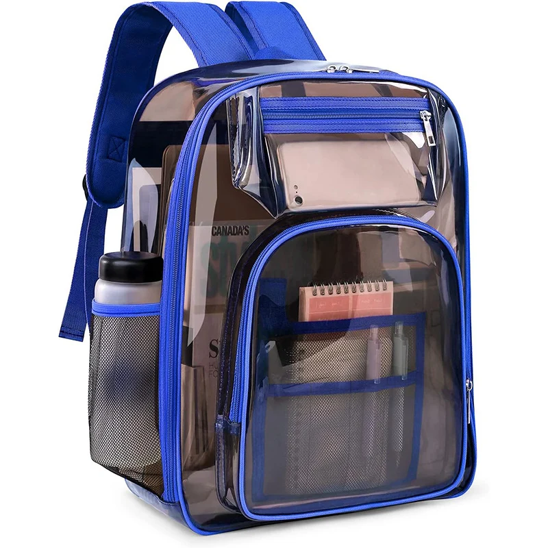 Transparente Schultasche Skanto