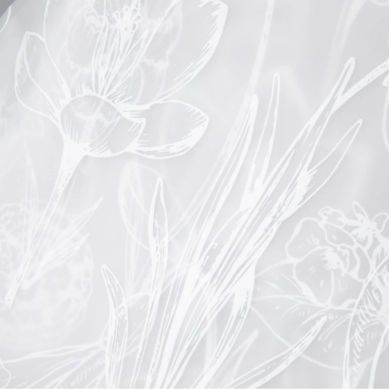Transparenter Überwurf Skanto mit Blumenmuster