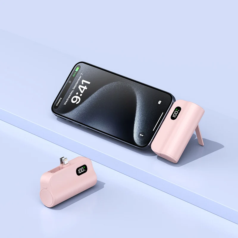 Faltbare Powerbank mit digitaler Ladeanzeige Skanto