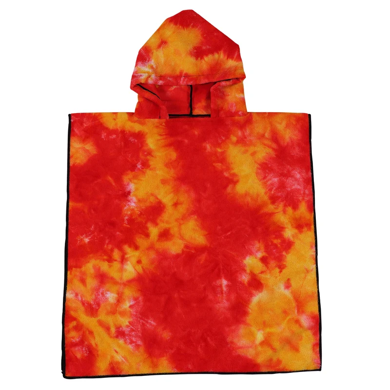Flauschiger Kapuzen-Badeponcho Skanto