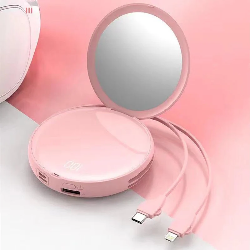 Tragbarer Spiegel mit USB-Ladefunktion Skanto