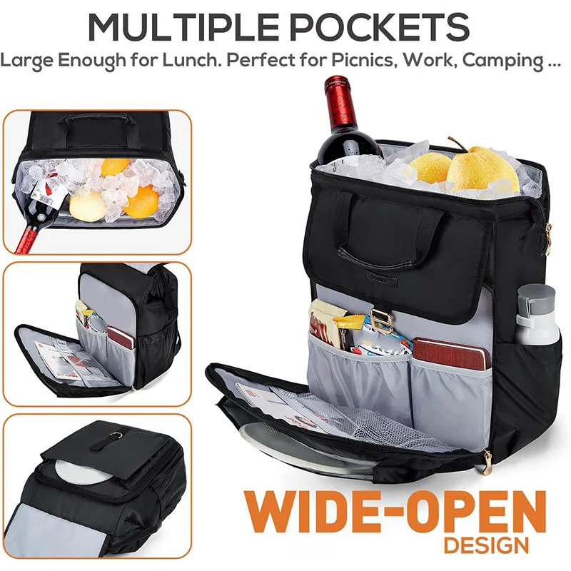 Vielseitiger und stilvoller Rucksack mit isoliertem Fach Skanto