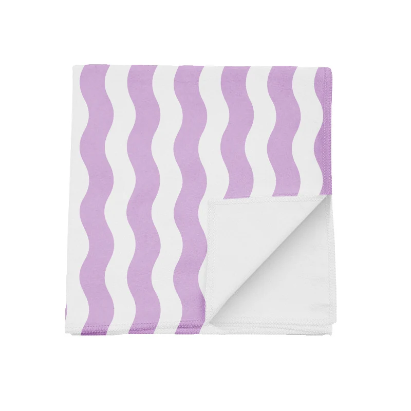 Frottee-Stranddecke mit modernem Wellenmuster Skanto