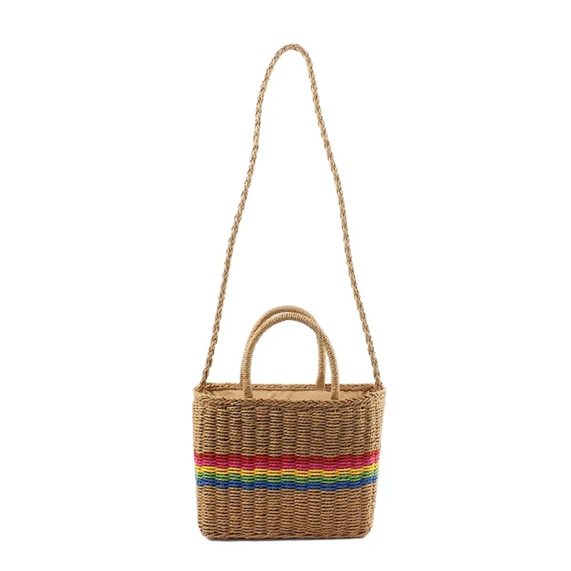 Handtasche mit farbenfrohem Streifendesign Skanto