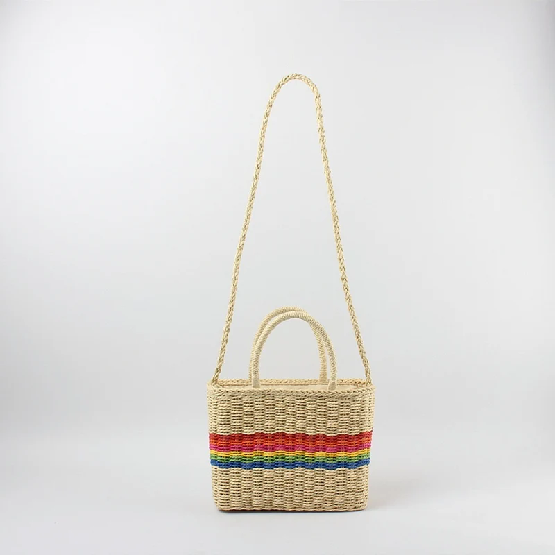 Handtasche mit farbenfrohem Streifendesign Skanto