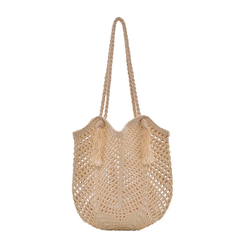Handgemachte Makramee Strandtasche Skanto