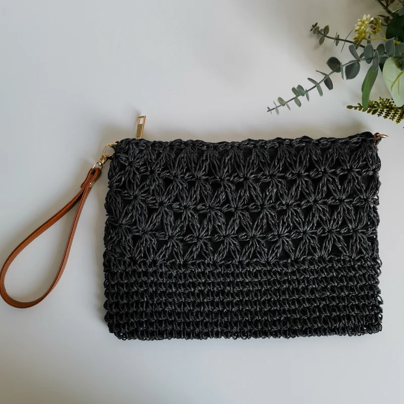 Handgemachte Makramee-Clutch Skanto