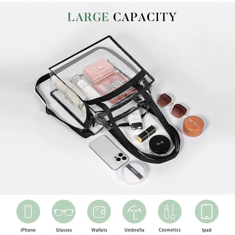 Transparente Alltags- und Picknicktasche Skanto