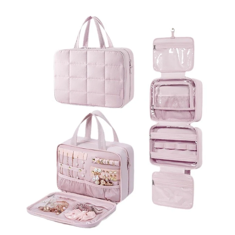 Gepolsterte Kosmetik-Organizer-Tasche mit praktischem Aufhängesystem Skanto
