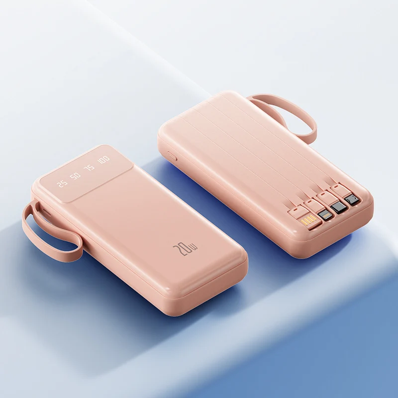 Tragbare Schnelllade-Powerbank mit LED-Anzeige Skanto