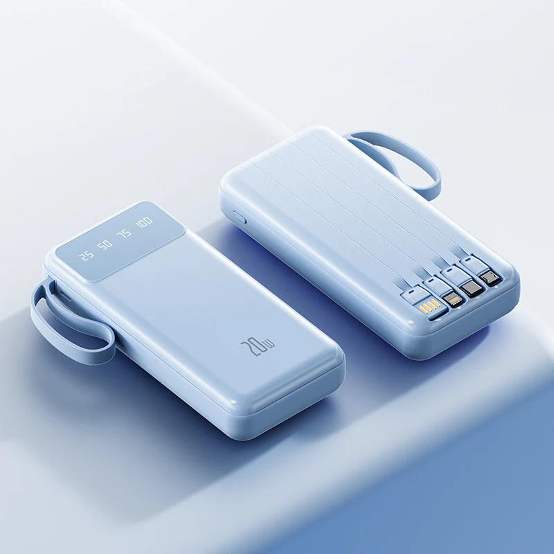 Tragbare Schnelllade-Powerbank mit LED-Anzeige Skanto