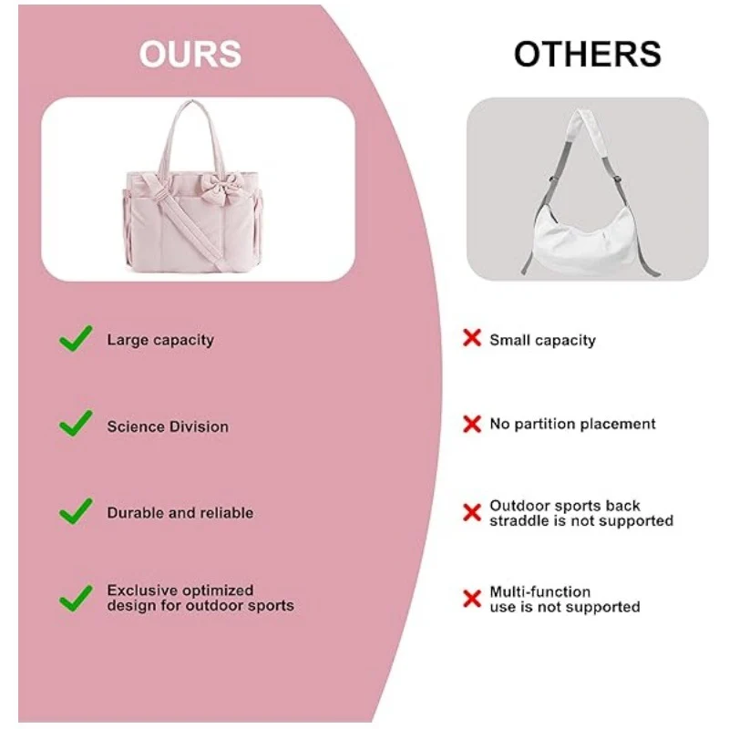 Bequeme Handtasche mit verspieltem Design Skanto