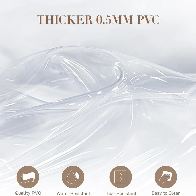 Moderne transparente Tragetasche Skanto