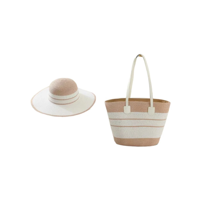 Strandtasche und Sonnenhut Skanto