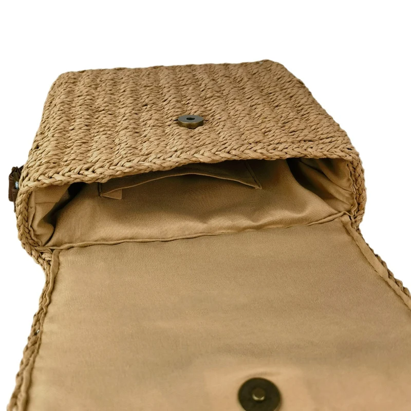 Stylische Rattan-Umhängetasche Skanto